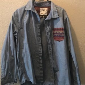 On the byas retro button down